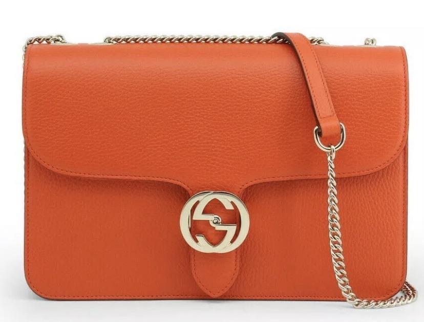 Gucci Large Orange Crossbody/ Shoulder Bag – Royal Designer Finds